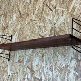 60s 70s teak string shelf module by Kajsa & Nils “Nisse” Strinning Sweden 60s