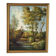 Balade au bord de la rivière, huile sur toile