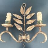Golden leaves applique
