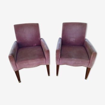 Olivier Gagnère Pair of café Marly armchairs