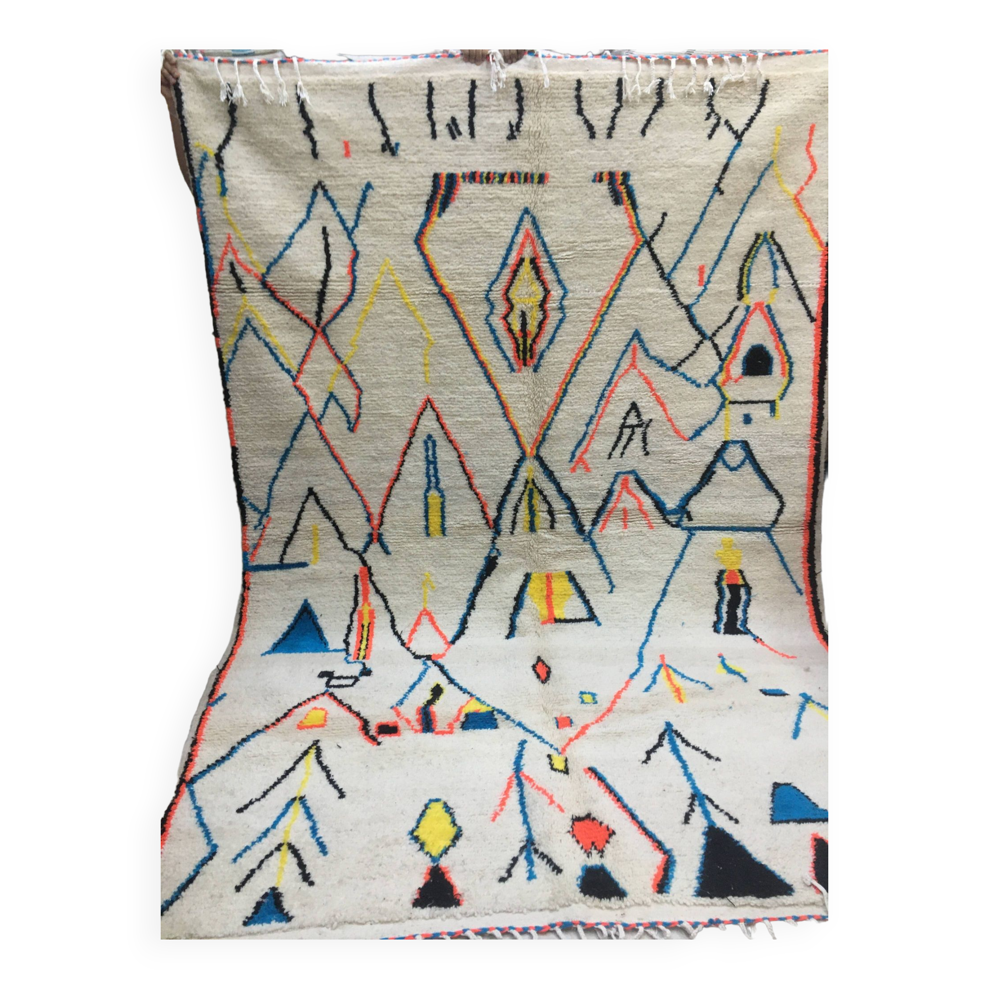 Berber carpet Azilal Berber Moroccan 2m94 x 2m07