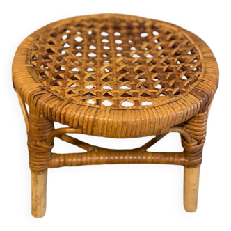Rattan plant holder