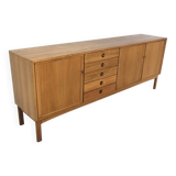 Enfilade scandinave en noyer, Skaraborgs Möbelindustri, Suède, 1960