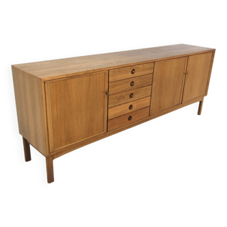 Scandinavian walnut sideboard, Skaraborgs Möbelindustri, Sweden, 1960