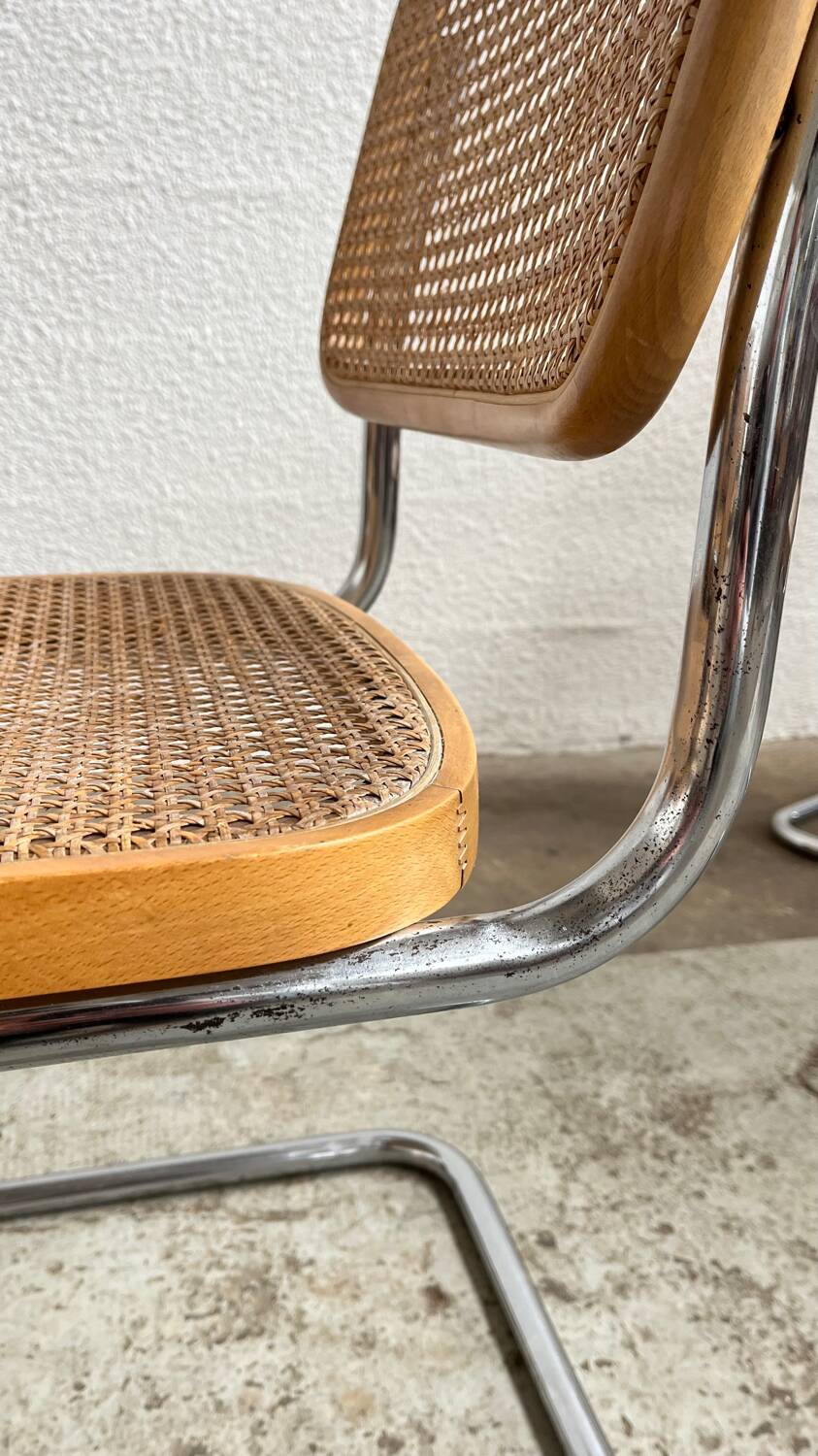 4 Cesca B32 Marcel Breuer chairs