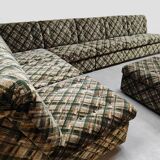 Vintage design modular lounge sofa 'Checkered'
