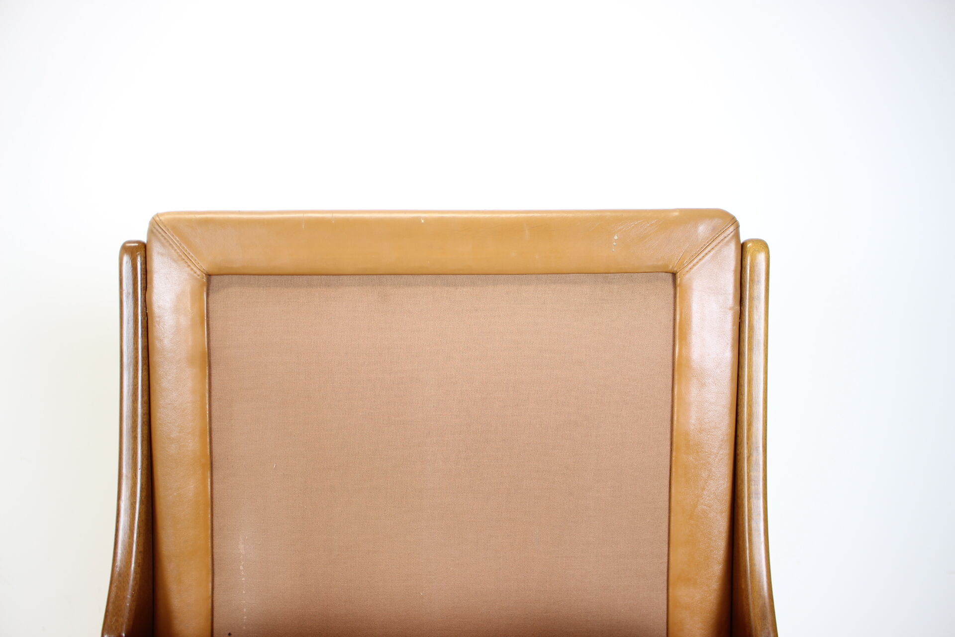 Eugen Schmidt set of 2 leather armchairs for Soloform