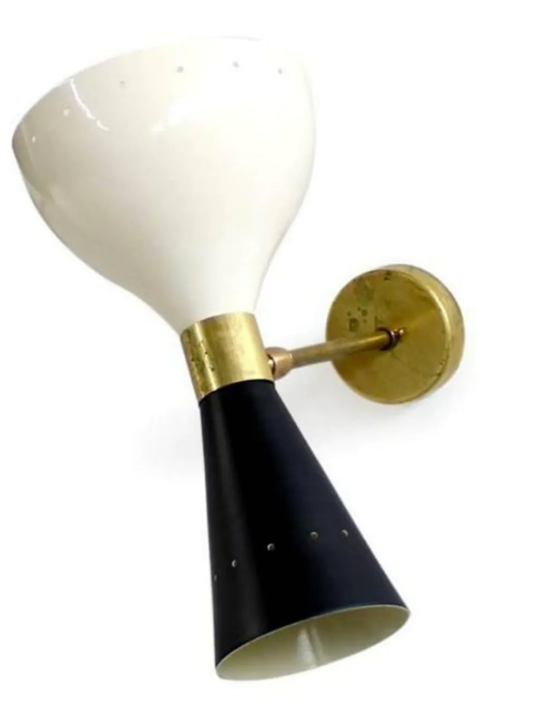 Pair of wall sconces in the style of Italian creations of the 50s