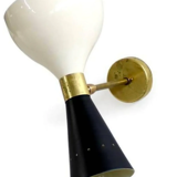 Pair of wall sconces in the style of Italian creations of the 50s