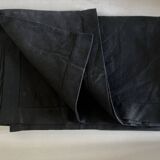 Nappe en toile de lin noire Le Bon Marché