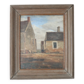 Huile sur toile, Bretagne, école bretonne, HR, XIX
