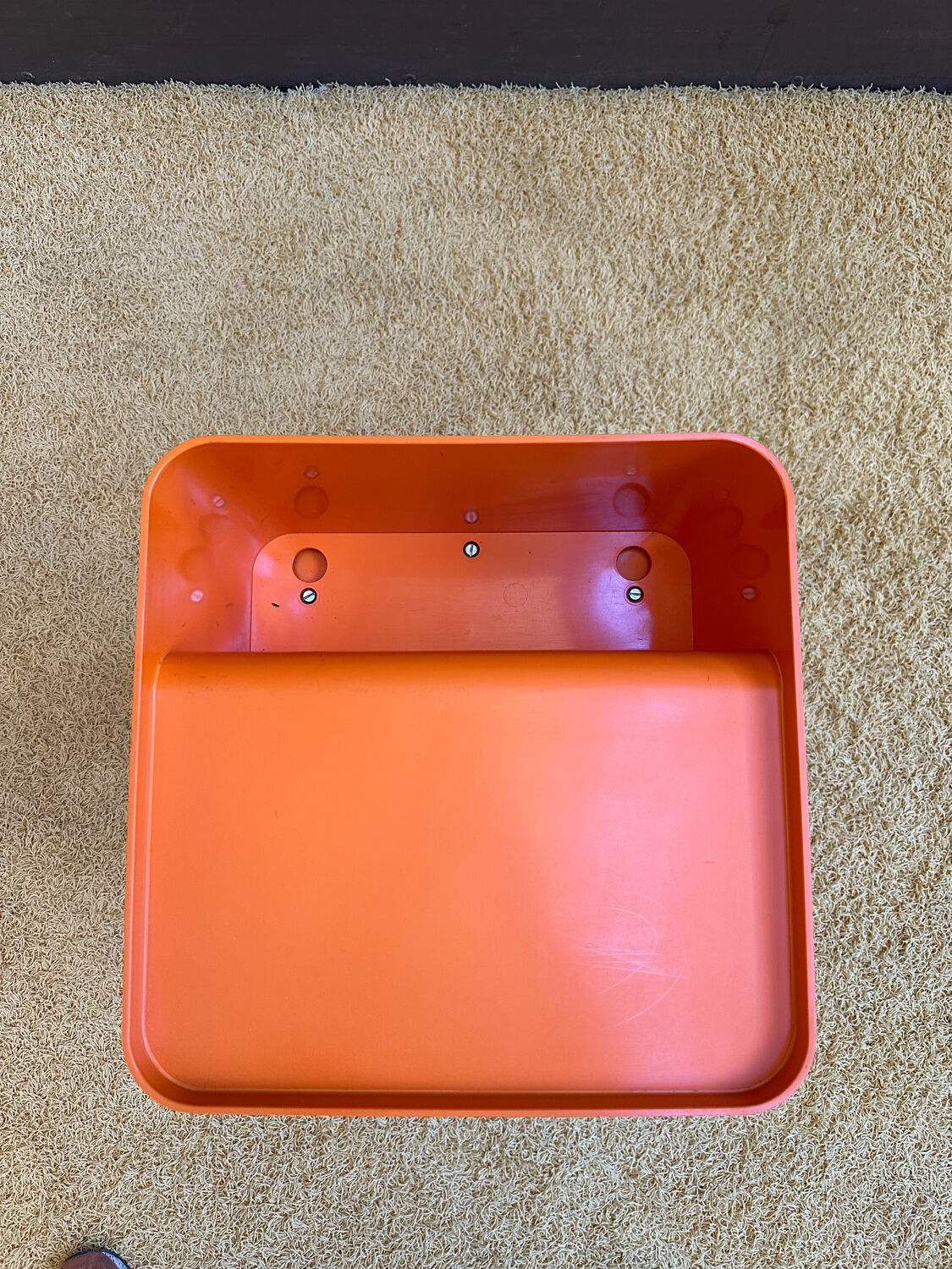 Prisunic Flair model plastic bedside table