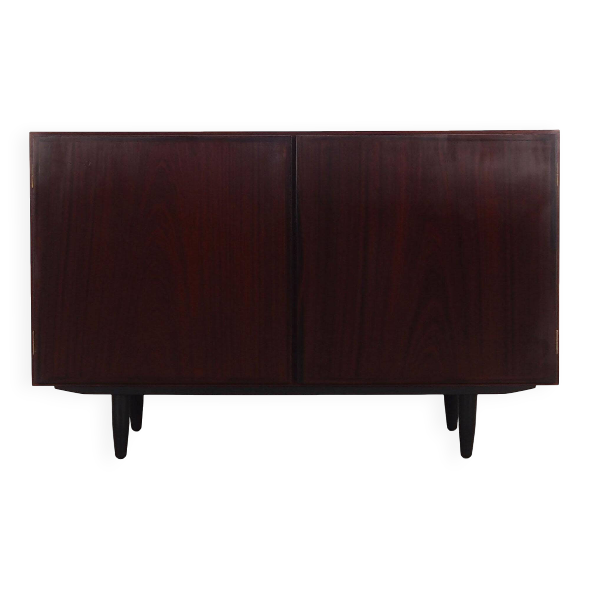 Meuble en acajou, design danois, années 1970, fabricant : Omann Jun