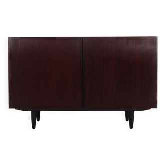 Meuble en acajou, design danois, années 1970, fabricant : Omann Jun