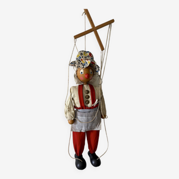 Marionnette vintage clown