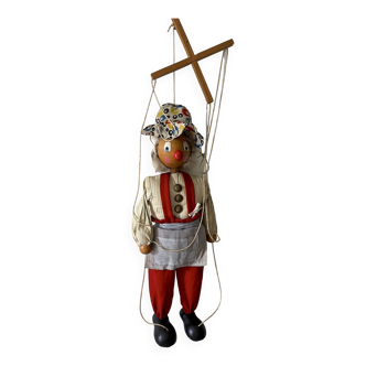Vintage clown puppet