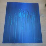 Painting, oil on canvas signed