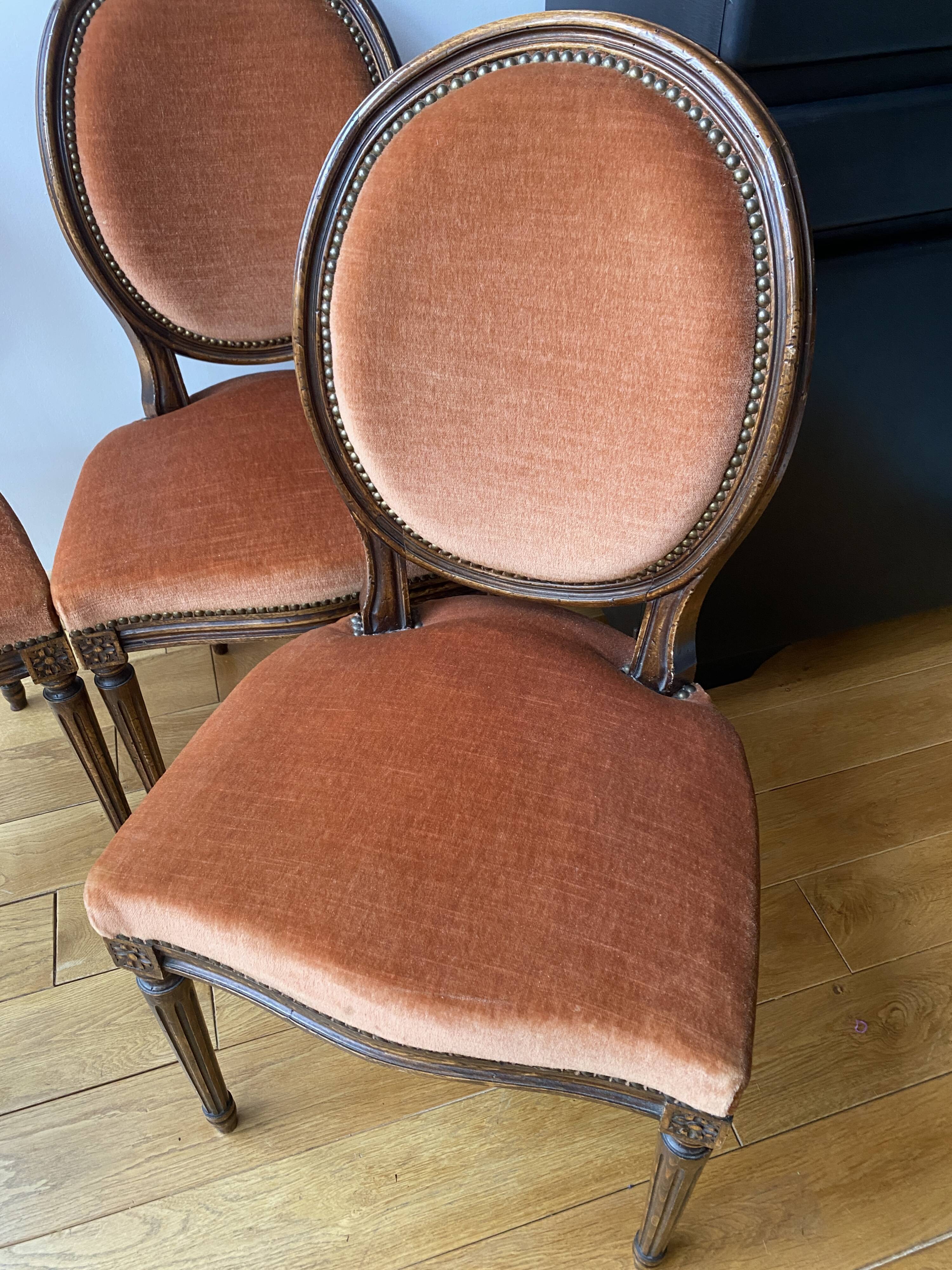 Antique medallion chairs