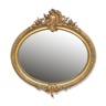 Victorian giltwood wall mirror