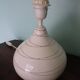 Enamelled ceramic lamp foot