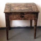 Old desk console entrance cabinet