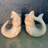 Pichets poisson en céramiques 1960