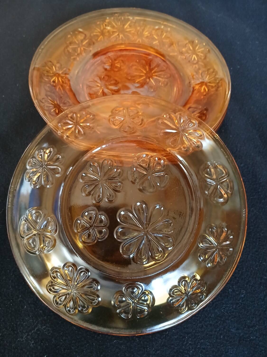 6 assiettes à dessert vintages Vereco
