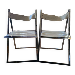 Lot de 2 chaises pliantes
