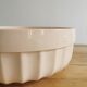 Salad bowl in pink faience Digoin