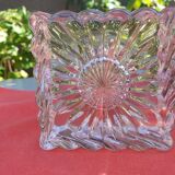 Old inkwell in molded glass