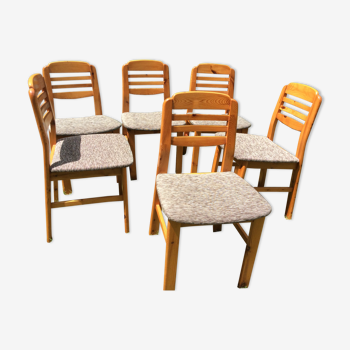 Pine chairs 80s