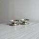 set of 2 antique candle holders