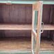 Ancien buffet vitré en teck birman