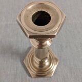 Pair of 19th century bronze candlesticks