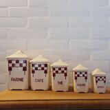 Damiers spice jars