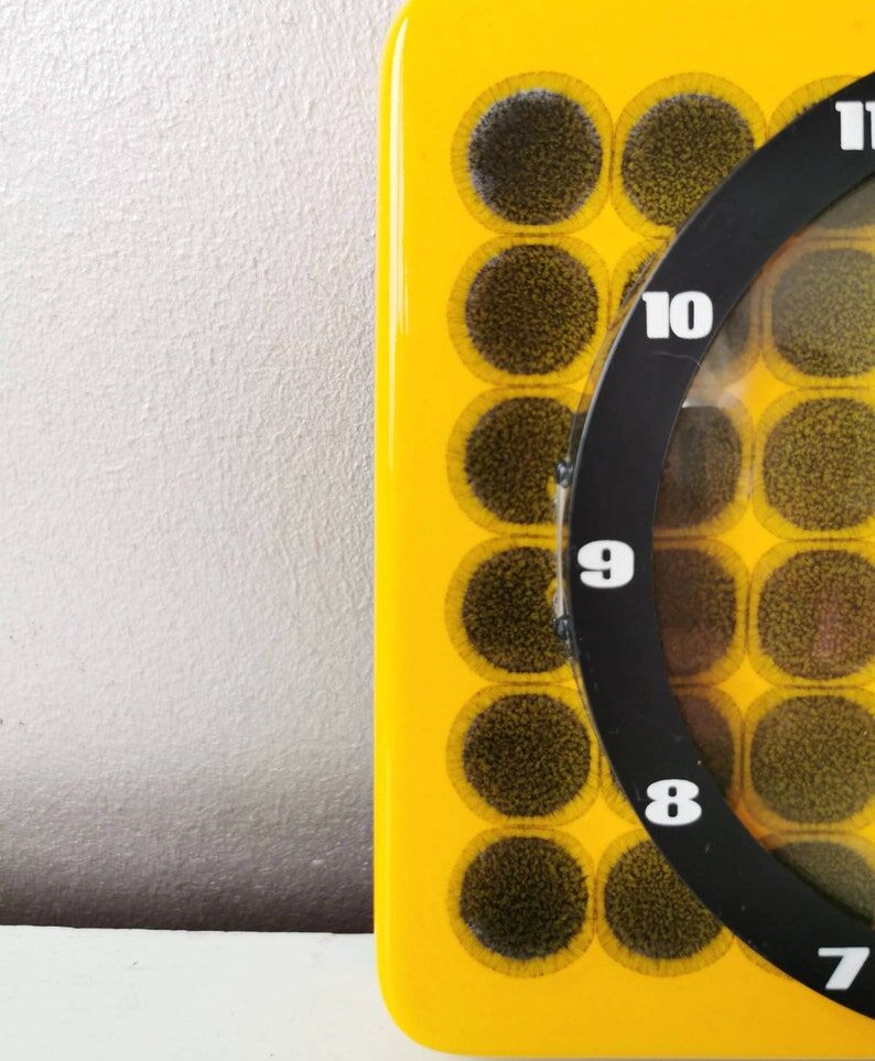 Vintage Ceramic wall clock Kienzle, 1970