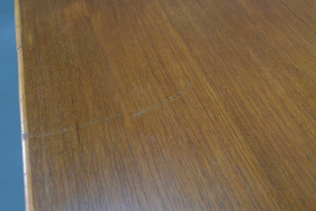 Mid-century italian bamboo, rattan and teak desk, 1960s