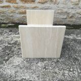 Travertine coffee table