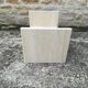 Travertine coffee table