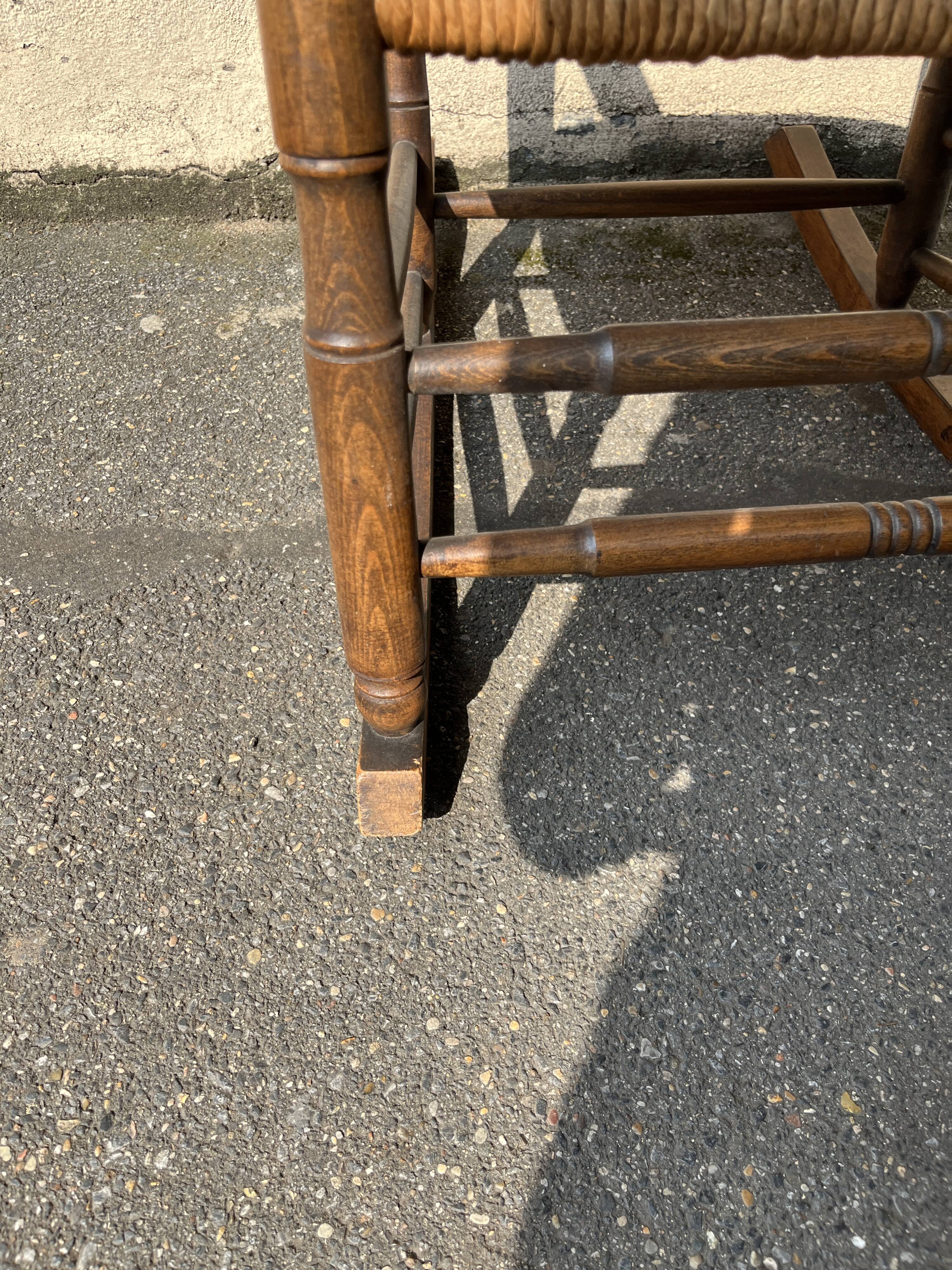 Wooden rocking chair