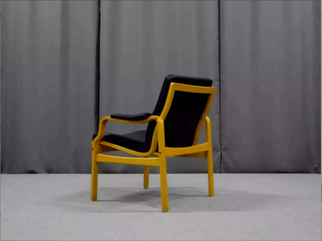 Pair of leather armchairs, 1970