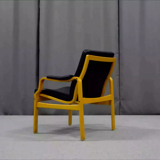 Pair of leather armchairs, 1970