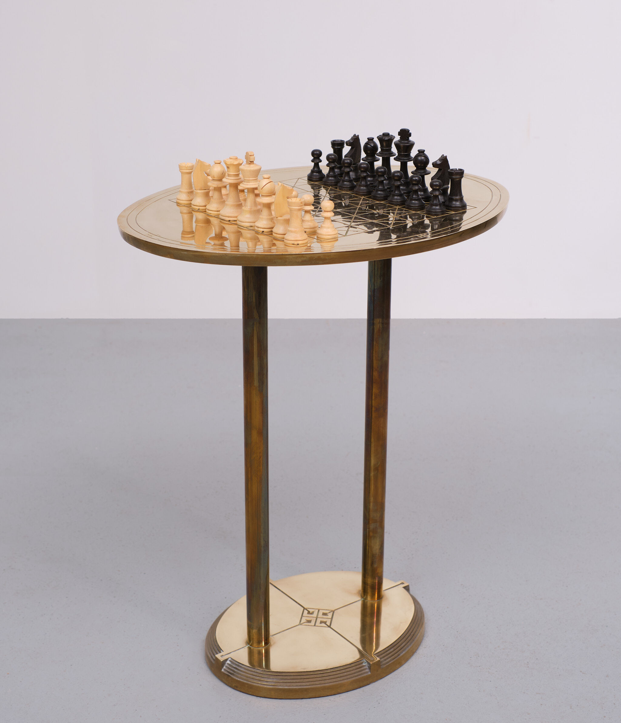 Solid Brass Chest Table Peter Ghyczy, 1970s