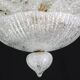 Turin, Italian Murano Glass Ceiling Light or Flush Mount, 1970s