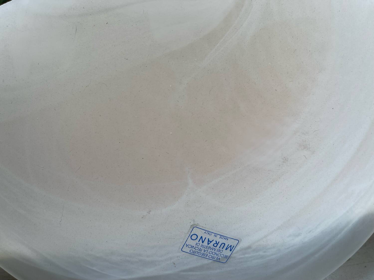 Pair of Murano glass wall lights, Italy 1990