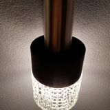 60s chrome design wall apply with Philips Space Age glass blind