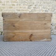 caisse de rangement en bois, chocolat Poulain