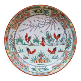 Large semi-deep Macau porcelain platter (1971) - Authentic piece