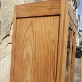 Parisian cabinet glazed raw wood