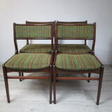 Set of four chairs, Denmark, 1970s